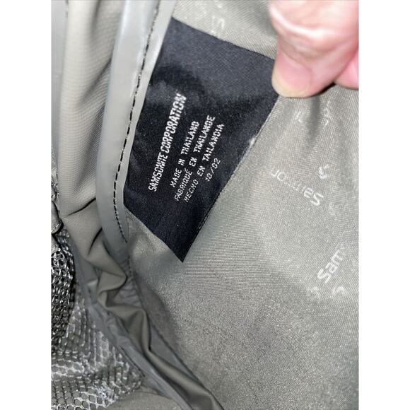 Samsonite Carry On Computer Tan/Brown Bag Zipper Adjustable Shoulder Strap - Picture 6 of 8